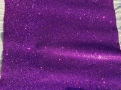 Pelle glitterata fucsia per Artigianato