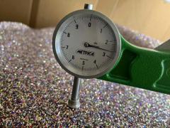 Pelle glitterata nera per Artigianato – G44