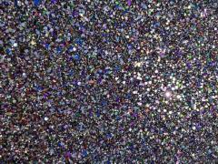 Pelle glitterata nera per Artigianato – G44