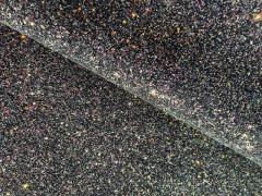 Pelle glitterata nera per Artigianato – GN2