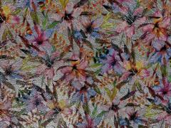 Pellame stampa floreale per Artigianato