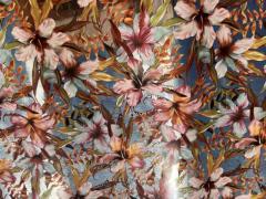 Pellame stampa floreale per Artigianato - FA7