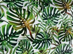 Pellame stampa floreale verde per Artigianato – FA9