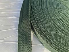 Nastro in tessuto piatto verde per tracolle borse