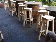 SEDIA bistrot, OLD AMERICA IN PINO TINTA NOCE a torino