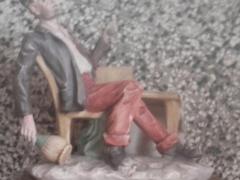 Capodimonte uomo in osteria
