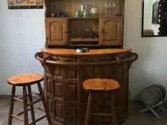 mobili bar tavernetta legno massiccio