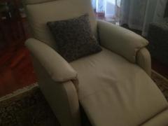 POLTRONA IN PELLE CON RELAX ELETTRICO
