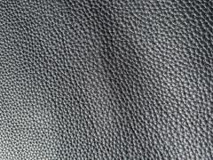 Scampolo pelle vitello nero bottalato