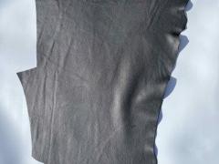 Scampolo pelle vitello nero bottalato