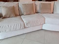 DIVANO TESSUTO BEIGE OCCASIONE