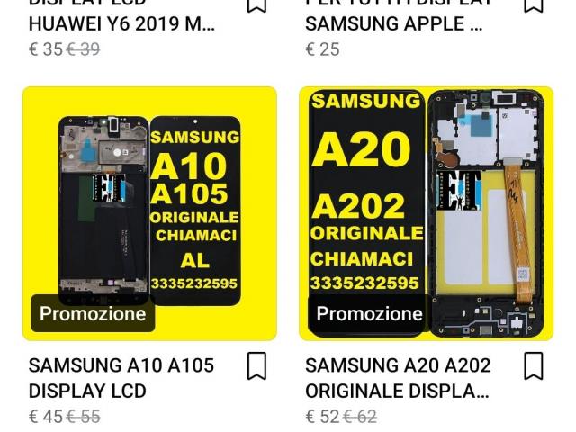 Display Samsung A10 - 1