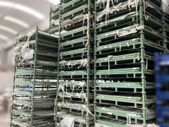 Bancali o pallet usati con sponde richiudibili