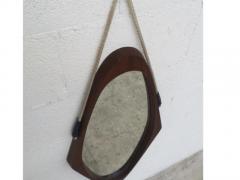 SPECCHIO TEAK ROMBO