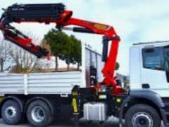 Ducato o Dailly  con gru con cassone ribaltabile