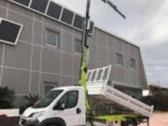 Ducato o Dailly  con gru con cassone ribaltabile