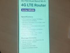 Tp-Link ac 750 dual band Wi-fi 4G