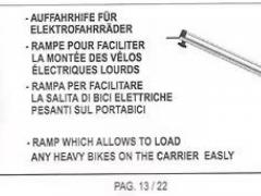 Fabbri porta e-bike exclusive delux 2