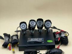 Kit videosorveglianza 4 telecamere infrarossi