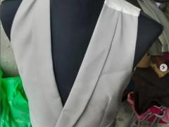 Gilet grigio perla sciallato   taglia media  lorsomaggiore 3357389490