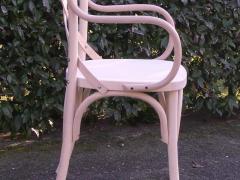 1 Poltroncina Capotavola Mai Usata stile Thonet in legno Grezzo