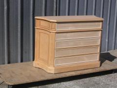 Comò con 5 Cassetti in Legno al Grezzo