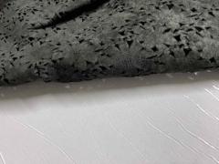 Pelle vintage laserata nera per artigianato