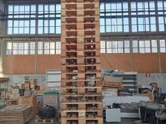 Bancali in legno usati da 120 per 80 epal