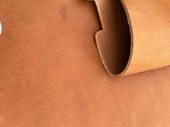 Scampoli vacchetta Pull Up nocciola per artigianato