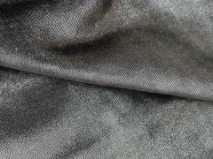 Scampolo pelle scamosciata nera brillantata