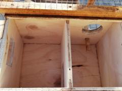 Voliera in legno per volatili