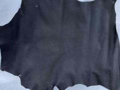 Pelle fodera interna colore nero velata per artigianato