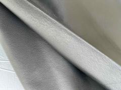 Pelle canguro fodera bottalata colore nero