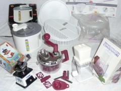 Accessori cucina coltelli bilance taglieri tovaglie ecc.
