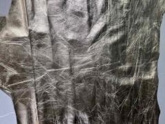 Pelle laminata oro bottalata per artigianato