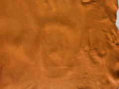 Pelle fodera interna color arancio naturale