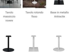 tavoli a base centrale per ristoranti, sushi