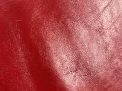 Pelle colore rosso per artigianato