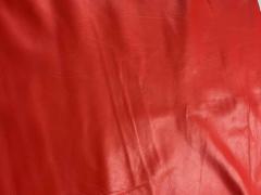 Pelle fodera interna colore rosso per artigianato