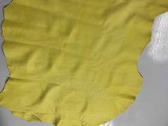 Scampoli pelle fodera interna giallo naturale
