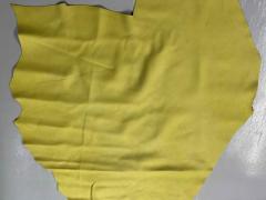 Scampoli pelle fodera interna giallo naturale