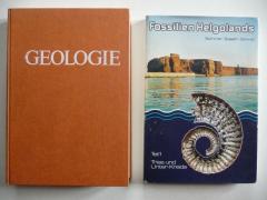 6 Libri geologia minerali fossili rocce in tedesco stock