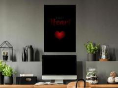Quadro Col Cuore Rosso - Varie Misure - ARREDALACASA