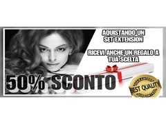 Extension capelli naturali. Sconto del 50%. Spedizione gratuita!