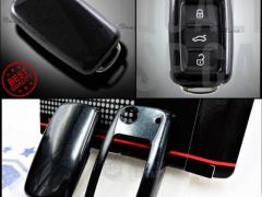 Cover RIGIDA Nera, GUSCIO per Chiave VW TOUAREG 7L , Copertura Protezione Telecomando in ABS Termico