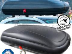 Baule Portapacchi Tetto Auto, Box da Viaggio Portabagagli Per Lotus Effetto Fibra di Carbonio, OMOLO