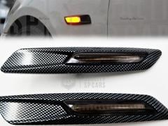 Frecce Laterali 18 LED SMD per BMW Serie 3 E90 E91 E92 E93 CANBUS no Anomalia con Scocca in ABS Carb