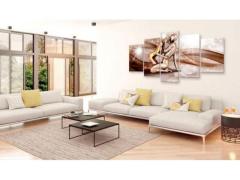 Quadro Bacio Alieno - Marrone - 100x50 E 200x100 ARREDALACASA