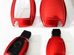 Cover Rigida Rosso, Guscio per Chiave MERCEDES SLK (R172), Copertura Protezione Telecomando in ABS T