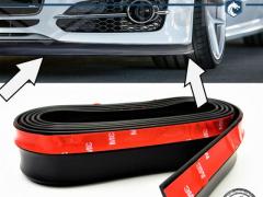 SPOILER Adesivo PER CITROEN DS, Lama Sotto Paraurti o Minigonne Nero Flessibile in EPDM